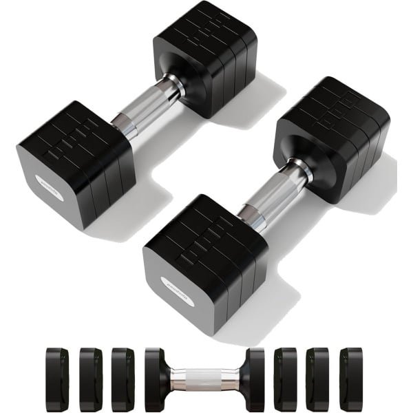 Verstelbare Halterset Kilo's aanpasbaar voor fitness en krachttraining