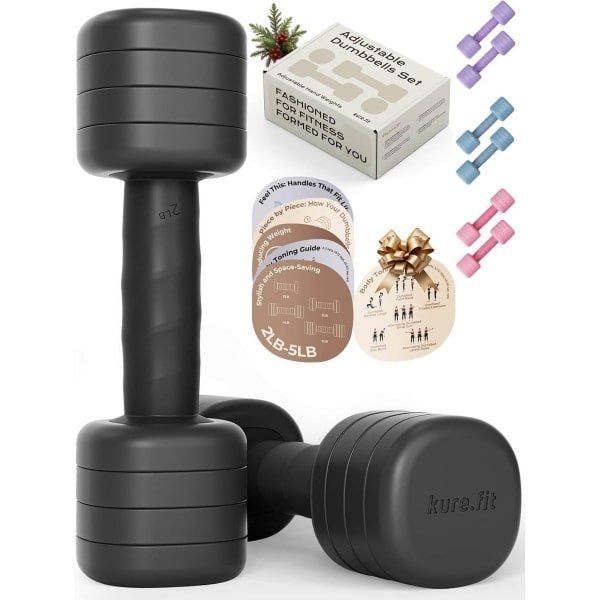 Verstelbare Halterset Lichtgewicht Gewichten voor Fitness en Krachttraining