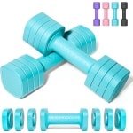 Verstelbare Halterset - Vrije Gewichten - Thuis Krachttraining - 4-in-1 Set - 454 kg - Blauw