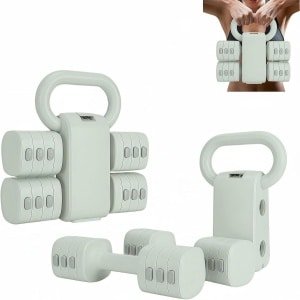 Verstelbare Halterset met Antislip Grip voor Krachttraining Thuis en Gym