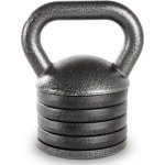 Verstelbare Heavy-Duty Oefening Kettlebell Gewichtenset - Krachttraining en Gewichtheffen Apparatuur - Thuis Gyms - Grijs verstelbare kettlebell