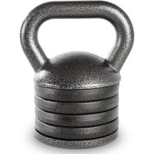 Verstelbare Heavy-Duty Oefening Kettlebell Gewichtenset - Krachttraining en Gewichtheffen Apparatuur - Thuis Gyms - Grijs verstelbare kettlebell