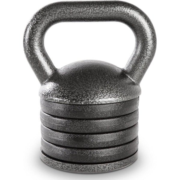 Verstelbare Heavy-Duty Oefening Kettlebell Gewichtenset - Krachttraining en Gewichtheffen Apparatuur - Thuis Gyms - Grijs verstelbare kettlebell