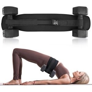 Verstelbare Heupstootgordel voor Vrije Gewichten en Krachttraining in Verschillende Omgevingen