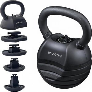Verstelbare Kettlebell 30 lbs voor Fitness en Krachttraining - 5-in-1 Set