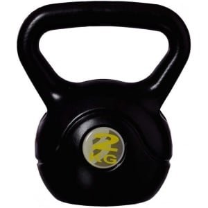 Verstelbare Kettlebell Dumbbell Zwart 6 kg voor Krachttraining en Fitness