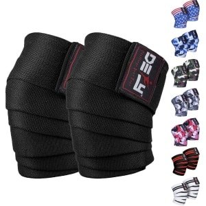 Verstelbare Kniebanden voor Krachttraining en Fitness - Compressie en Elastische Ondersteuning bij Squats
