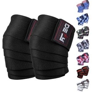 Verstelbare Kniebanden voor Krachttraining en Fitness - Compressie en Elastische Ondersteuning bij Squats