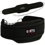 Verstelbare Neopreen Gewichthefgordel met Metalen Ketting voor Krachttraining