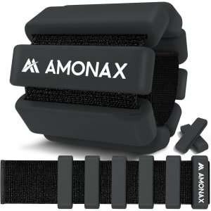 Verstelbare Pols- en Enkelgewichten 0.5kg/1kg - Krachttraining, Pilates, Yoga, Looptraining - Comfortabele Siliconen, Veilige Klittenband Sluiting - Duurzaam Gietijzer