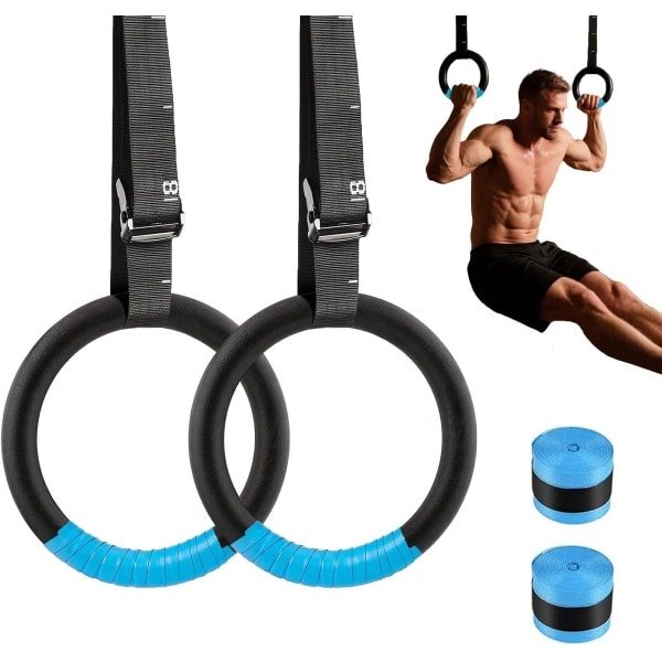 Verstelbare Turnringen voor Calisthenics en Krachttraining - Inclusief Veiligheidsbanden
