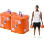 Verstelbare Watergevulde Halters voor Krachttraining - Draagbaar Fitness Set