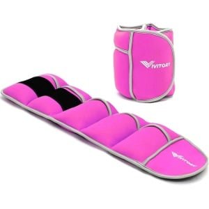 Verstelbare enkel- en polsgewichten voor krachttraining en joggen 2 tot 4,5 kg