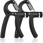 Verstelbare handtrainer voor hand- en onderarmtraining met vingertrainer - grip trainer voor krachttraining en fitness van 10 kg tot 50 kg .