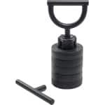 Verstelbare kettlebell 20 kg voor krachttraining - fitness thuis - 2 handgrepen - halter gewichtstraining crossfit - mannen & vrouwen verstelbare kettlebell