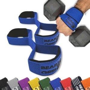Verstevigde 8-vormige Gewichthefbanden voor Krachttraining en Fitness - Paar