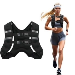 Verzwaard Gewicht Vest voor Krachttraining en Hardlopen