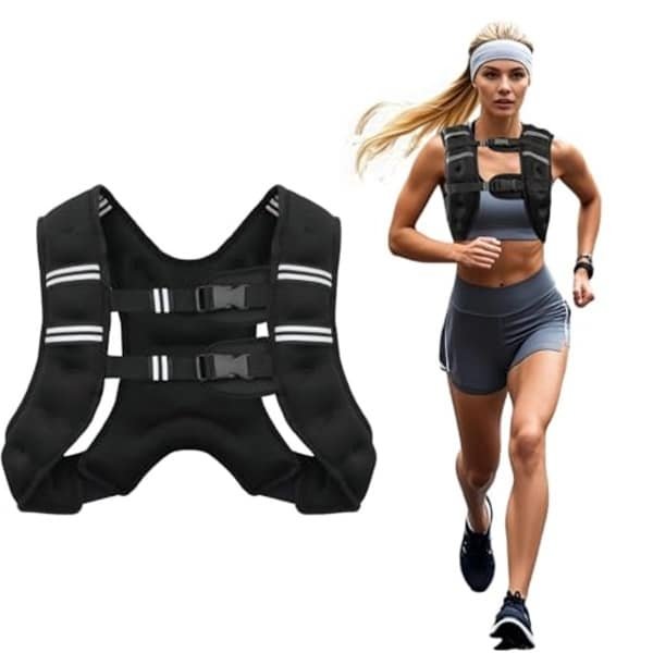 Verzwaard Gewicht Vest voor Krachttraining en Hardlopen