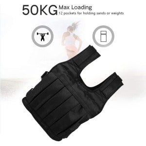 Verzwaard Vest 50kg voor Krachttraining en Fitness | Verstelbaar Gewichtsvest