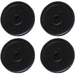 Verzwaarde Schijven voor Halters 20 kg Set Gietijzer Krachttraining