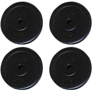 Verzwaarde Schijven voor Halters 20 kg Set Gietijzer Krachttraining