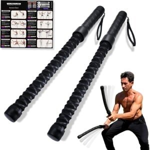 Verzwaarde battle rope zonder touw voor thuisgym, trainingstouw voor krachttraining, HIIT en low-impact aerobe training voor mannen en vrouwen