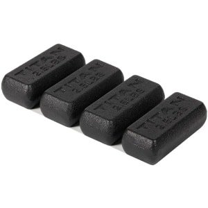 Verzwaaring Gewichtsstaven 4x 1.1 kg Gietijzer voor Vesten - Verstelbaar Extra Gewicht Krachttraining