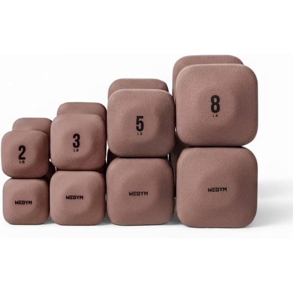 Vierkante Halters Set - Antislip, Anti-rol & Dikke Handgrepen voor Krachttraining