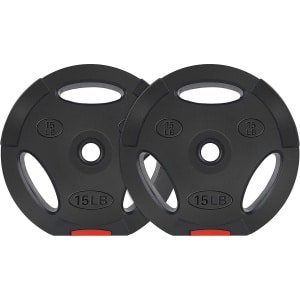 Vinyl Halterschijven voor Krachttraining - 1 Inch - Set van 2