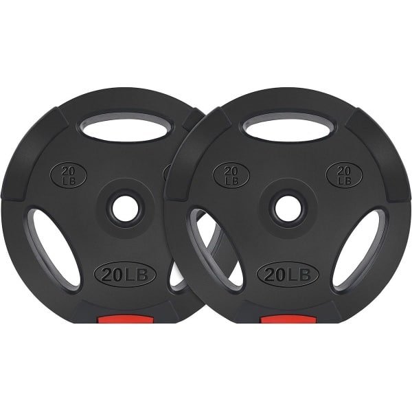 Vinyl Halterschijven voor Krachttraining en Fitness - Standaard 1-inch Gewicht