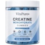 VitaPure+ Creatine Gummies 5000 mg - 120 Vegan Gummies - Suikervrij - 30 Servings - Creatine Monohydraat Supplement