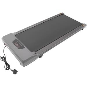 Vlakke Loopband Elektrische Walking Pad Led Display Voor Thuis 125*50cm Tot 100kg Grijs