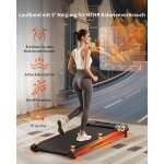 Walking Pad Loopband met Helling voor Bureau - Compacte Loopmat met LED Display - Stille Loopband voor Thuis en Kantoor - Belastbaar tot 150 kg