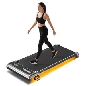 Wandelpad Onder Bureau - Geluidsarme Loopband met Afstandsbediening en LED-Display, Draagbaar tot 113 kg