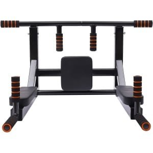 Wandgemonteerde Optrekstang en Dipstation voor Krachttraining Thuis