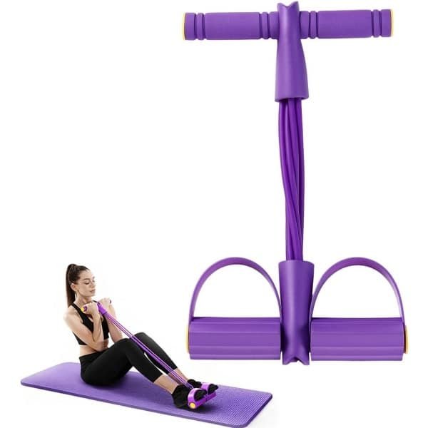 Weerstandsband Set met 6 Tubes voor Krachttraining en Figuurvorming