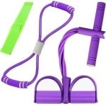 Weerstandsband met Pedalen voor Full-Body Krachttraining en Yoga