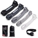 Weerstandsbanden Set 5 Verschillende Niveaus - Deuranker - Krachttraining Pilates - Pull-Up Band - Fitnessbanden - Set Weerstandsbanden