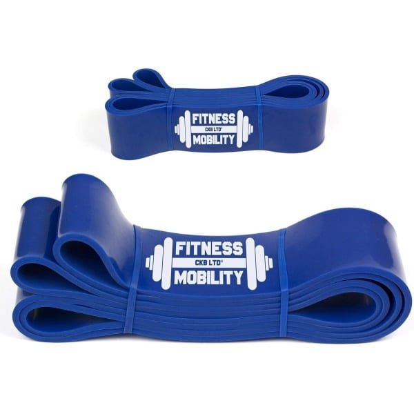 Weerstandsbanden Set Blauw 6,4 cm - Hulp voor Pull-ups, CrossFit & Fitness Training