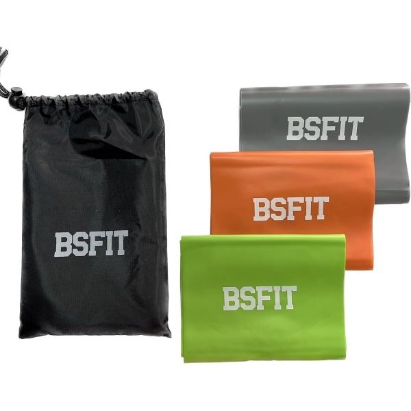 Weerstandsbanden Set - Oefenbanden Elastisch - Krachttraining Yoga - Anti-scheur Materiaal - 122 cm Lengte - Meerdere Kleuren