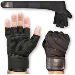 Weightlifting Handschoenen met Polssteun Wraps voor Krachttraining en Fitness