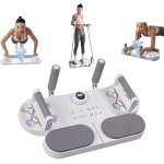Workout Push Up Board - Fitnessarmen - Weerstandsbanden - Full Body - Buikspieroefeningen - Fitness Tool - Thuis Gym - Krachttraining - Zwart.