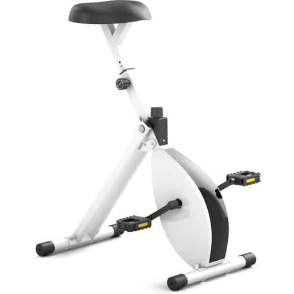 Worktrainer - Deskbike Original - Lichaamslengte 140 - 185 cm - Hometrainer - Bureaufiets - Wit / Wit frame