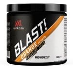 XXL Nutrition - Blast! Pre-Workout - Orange - Pre-Workout Poeder Zonder Cafeïne Met Citruline Malaat Beta-Alanine Taurine Arginine AKG - 300 g