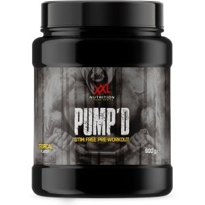 XXL Nutrition - Pump'd - Tropical Fruit - Pre-Workout Zonder Stimulanten Poeder - 600 g
