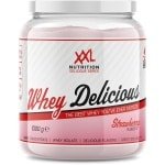XXL Nutrition - Whey Delicious - 80% Eiwit - Aardbei - Wei Eiwitpoeder met BCAA & Glutamine, Proteine Poeder, Eiwit shake, Whey Protein - Diverse Smaken - 1000 gram (33 shakes)