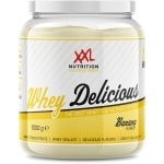 XXL Nutrition - Whey Delicious - 80% Eiwit - Banaan - Wei Eiwitpoeder met BCAA & Glutamine, Proteine Poeder, Eiwit shake, Whey Protein - Diverse Smaken - 1000 gram (33 shakes)