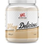 XXL Nutrition - Whey Delicious - 80% Eiwit - Cappuccino - Wei Eiwitpoeder met BCAA & Glutamine, Proteine Poeder, Eiwit shake, Whey Protein - Diverse Smaken - 1000 gram (33 shakes)