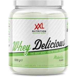 XXL Nutrition - Whey Delicious - 80% Eiwit - Pistache - Wei Eiwitpoeder met BCAA & Glutamine, Proteine Poeder, Eiwit shake, Whey Protein - Diverse Smaken - 1000 gram (33 shakes)