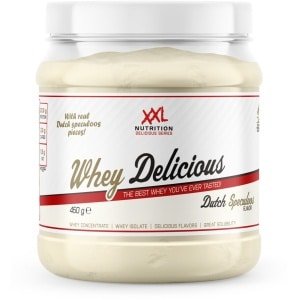 XXL Nutrition - Whey Delicious - 80% Eiwit - Speculaas - Wei Eiwitpoeder met BCAA & Glutamine, Proteine Poeder, Eiwit shake, Whey Protein - Diverse Smaken - 450 gram (15 shakes)
